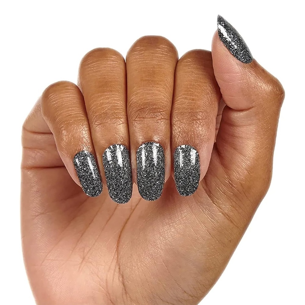 *Retired* Color Street: Mind Matters | Dark Gray Silver Glitter Winter Fall - Picture 14 of 16
